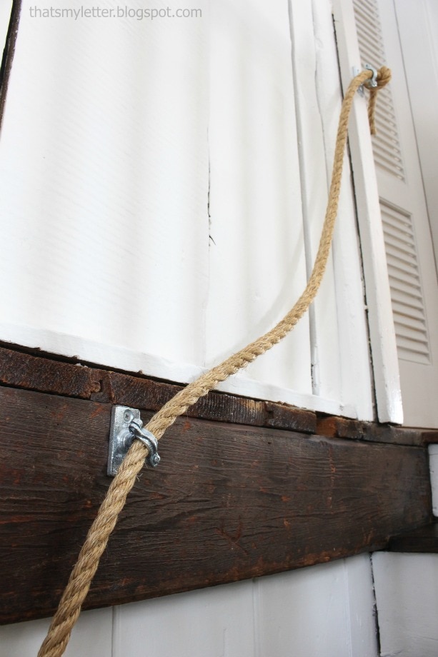 rope handrail pipe hanger hardware