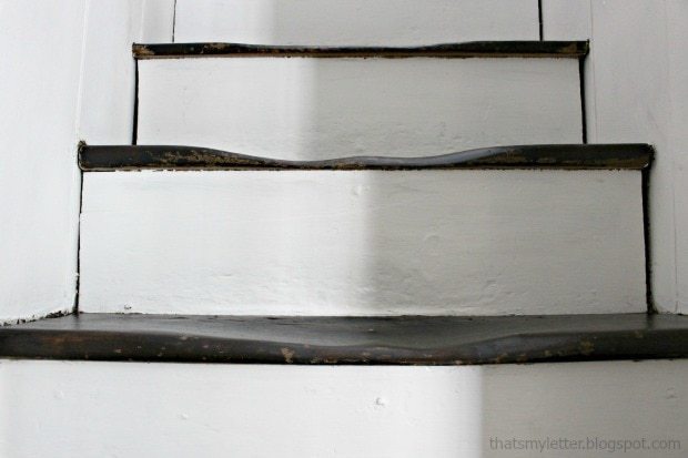 antique stair treads worn out grooves