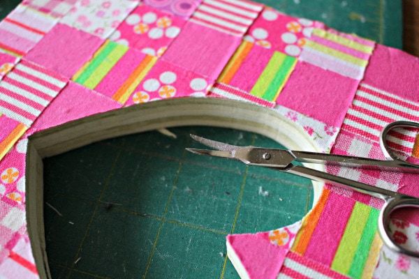 trim fabric edges