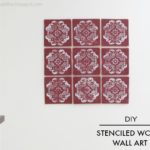 “S” is for Stenciled Wood Wall Art