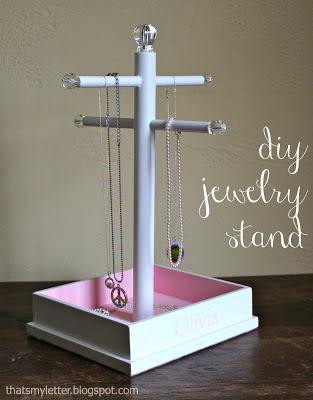 diy jewelry stand free plans