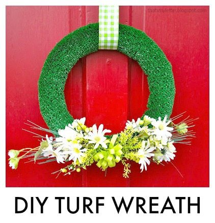 diy turf wreath