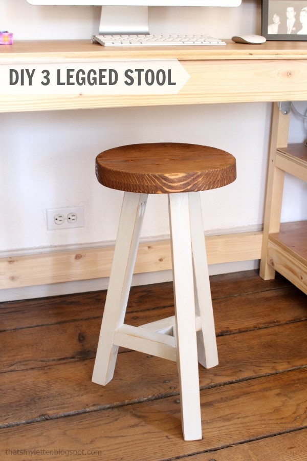 diy 3 legged stool