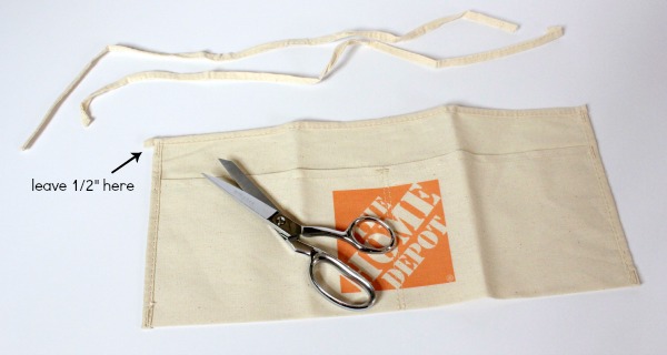 cut apron strings off apron