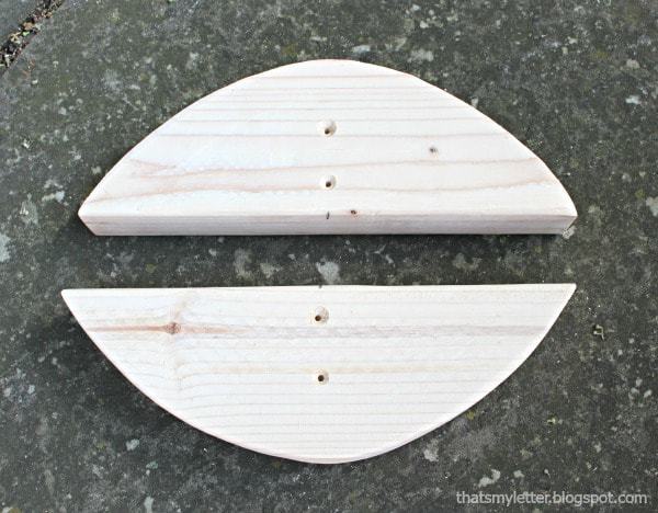 wooden rocker shapes