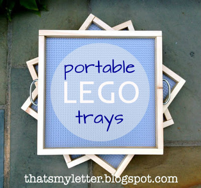 portable lego trays