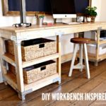 DIY Workbench Inspired Desk