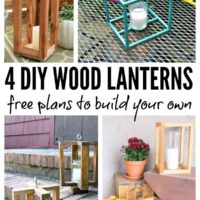 diy wood lantern ideas