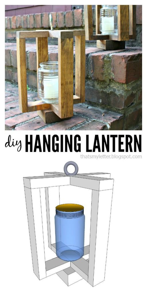 Diy hanging lantern project
