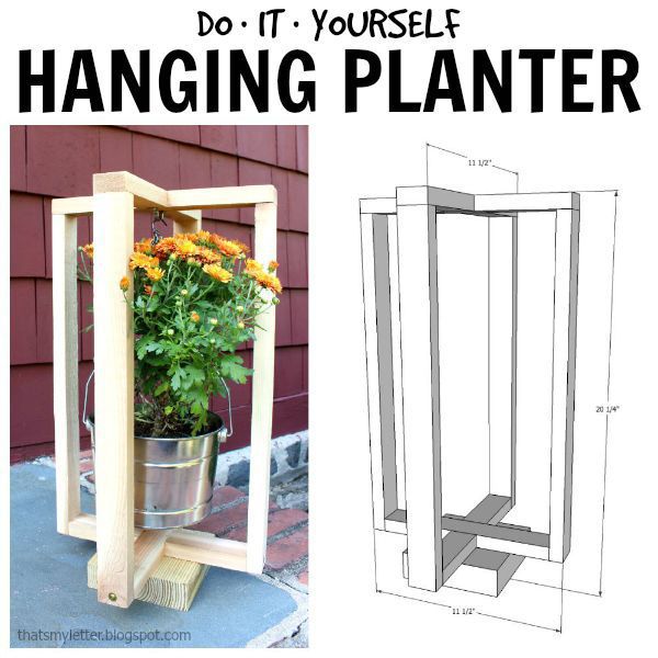 Diy hanging planter
