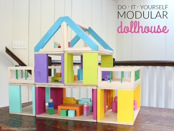 DIY Modular Dollhouse & Furniture