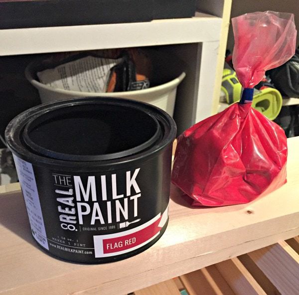 The Real Milk Paint Co. flag red