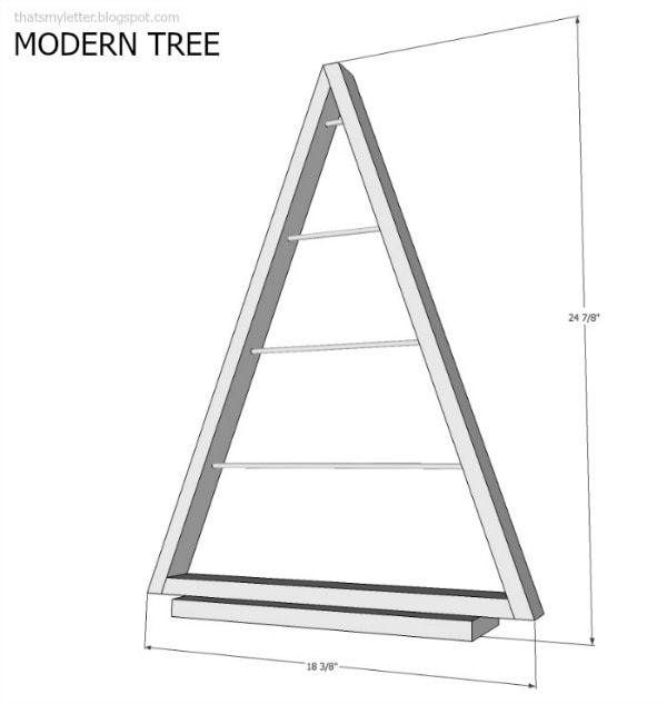 modern tree dimensions