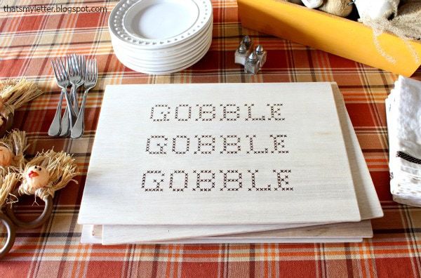 diy wood placemats for thanksgiving