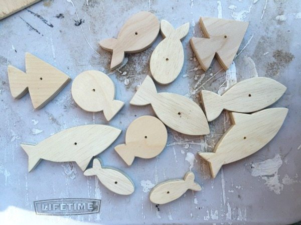 diy wood fish cutouts