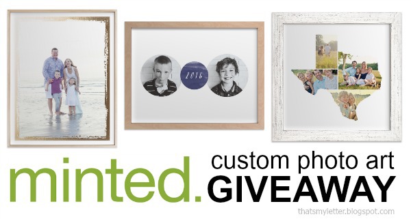 Minted photo art giveaway