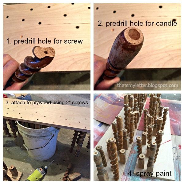 how to repurpose old spindles