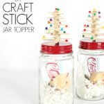 DIY Craft Stick Tree Jar Topper
