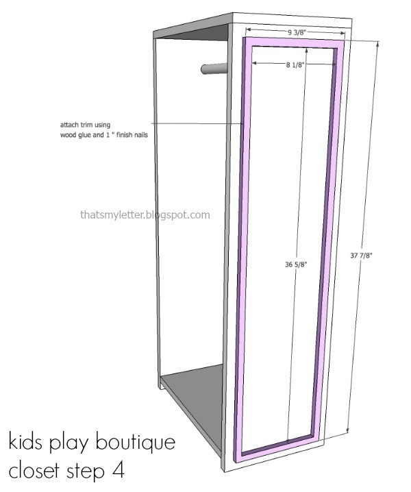 diy kids playstand boutique closet