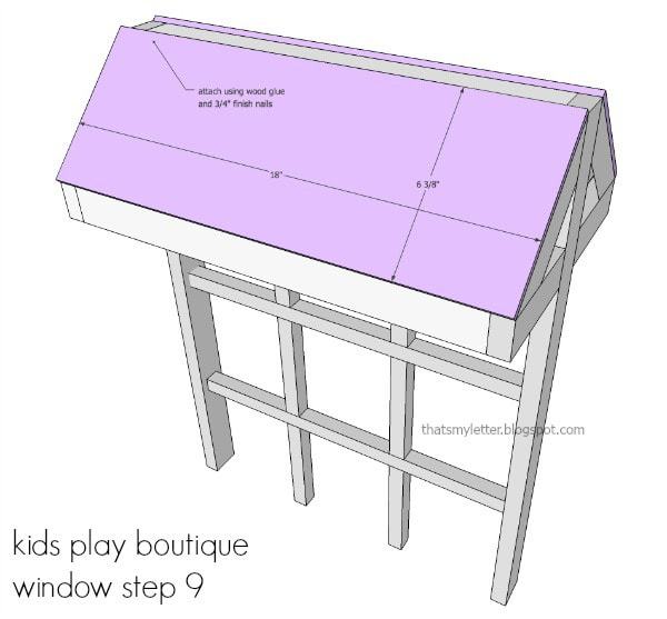 diy kids playstand boutique awning