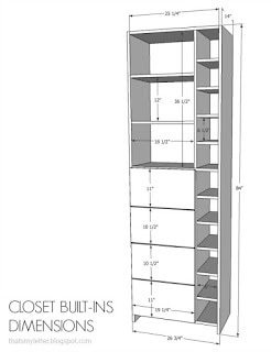 closet built-ins free plans