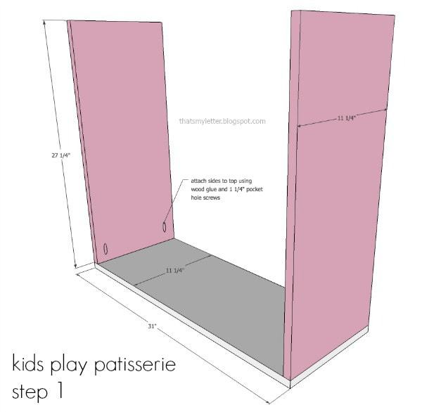 kids play patisserie free plans