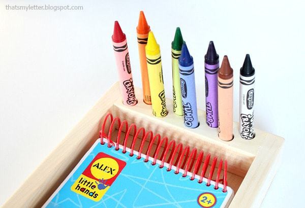 diy jumbo crayon holder free plans