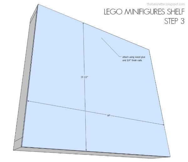 lego minifig shelf free plans