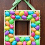 Plastic Egg & Scrap Wood Wreath