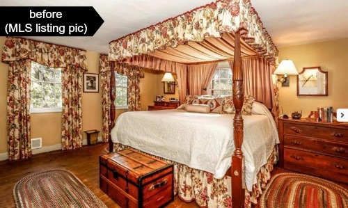 MLS listing photo of master bedroom