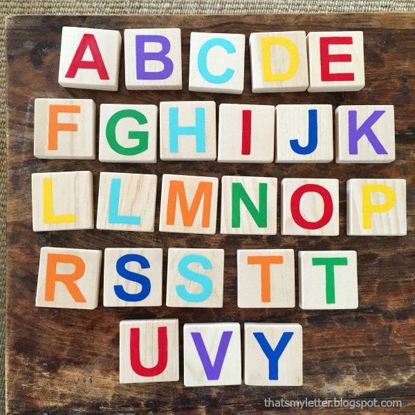 diy colorful handpainted letters