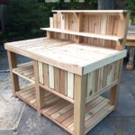 DIY Outdoor Bar or Potting Bench