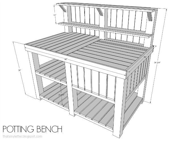 potting bench outdoor bar dimensions