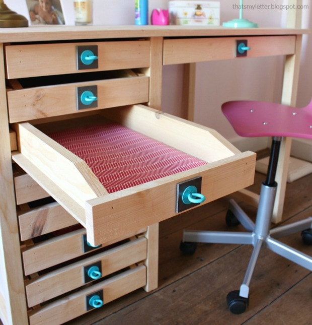 drawers with liners