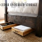 DIY Cedar Underbed Storage