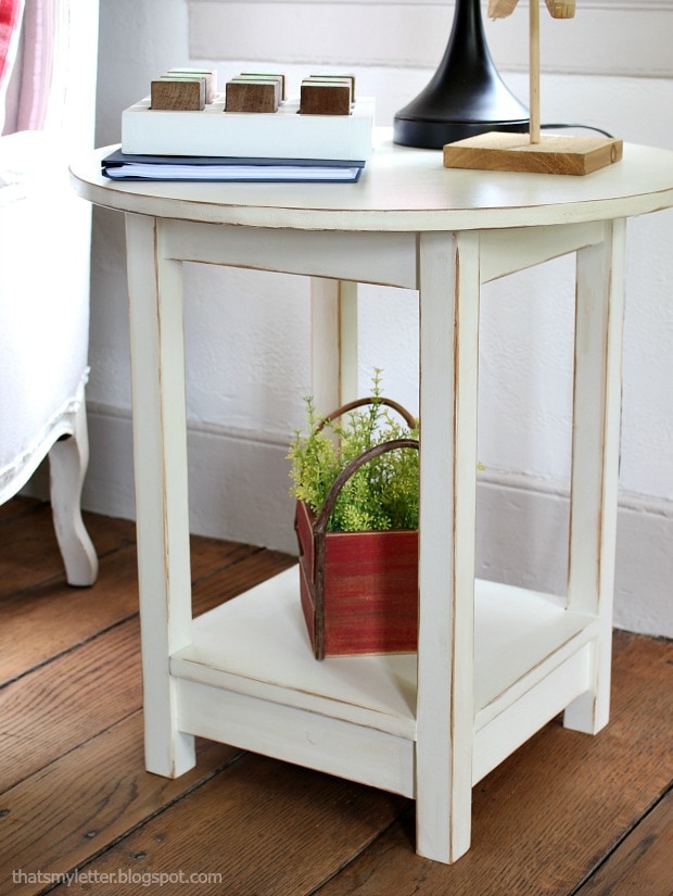 diy side table free plans