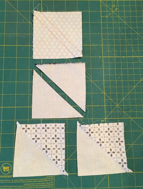 half square triangle quilt how to