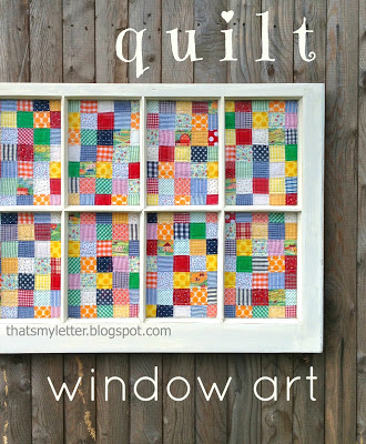 quilt window art