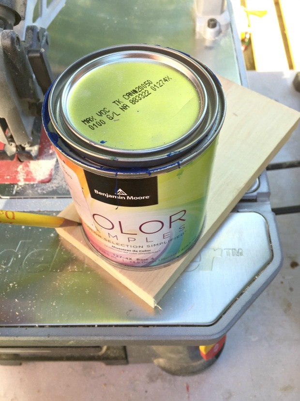 trace paint can for circle shape