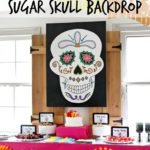How to Paint a Sugar Skull Backdrop