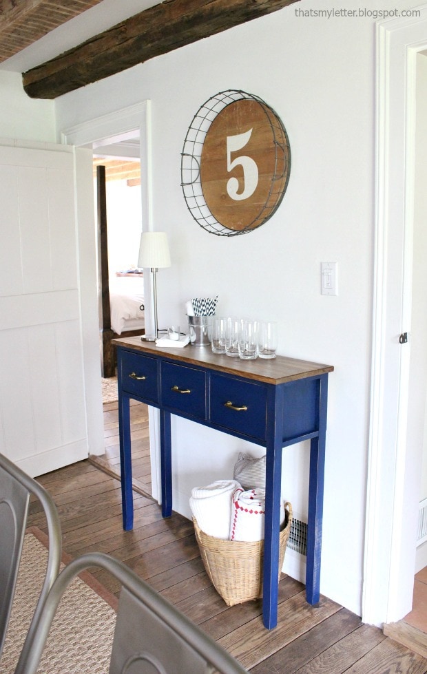 diy dining room sideboard with 3 drawers