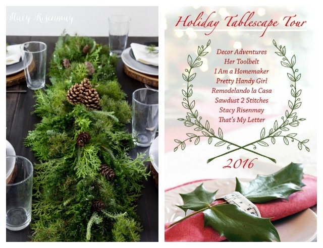 holiday tablescape tour diy bloggers