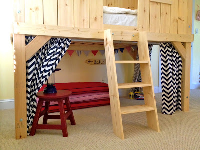 ladder steps for kids clubhouse bed