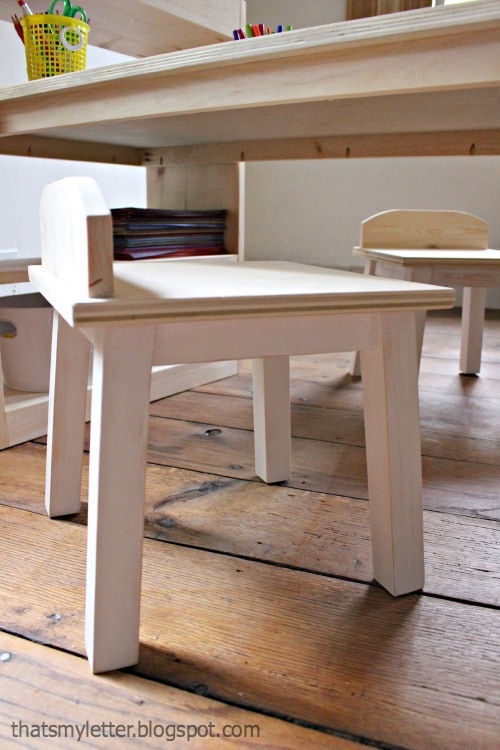 how to build kids stools