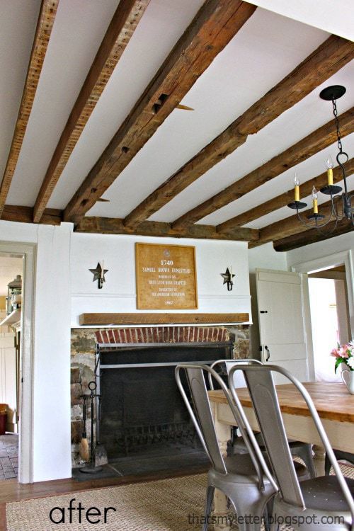 Ceiling Makeover How To Expose Wood Beams Jaime Costiglio