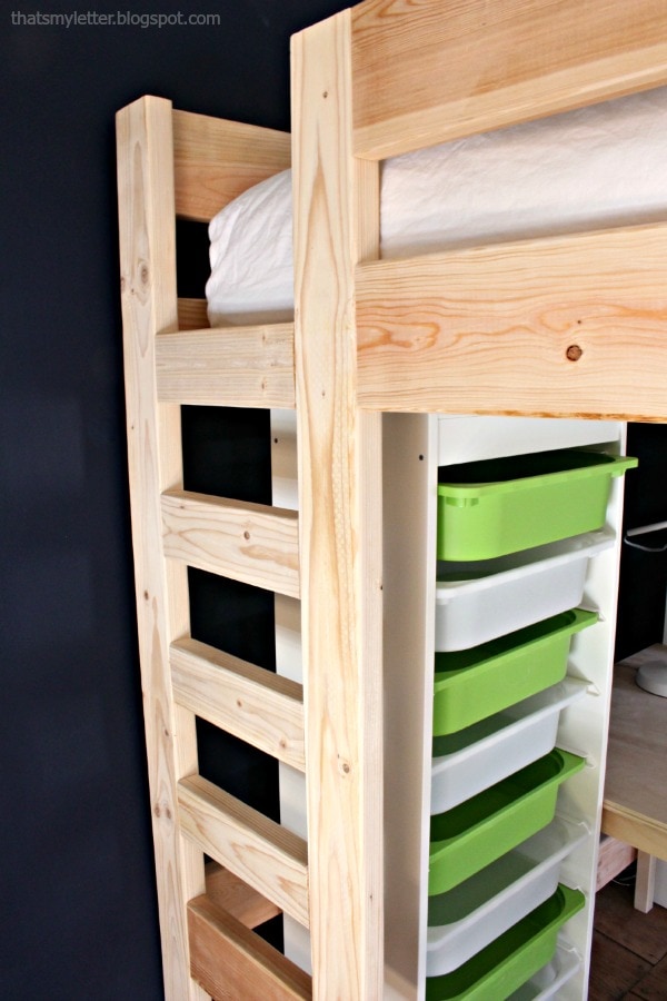 Diy Loft Bed With Lego Storage Work, Lego Bunk Bed Ideas