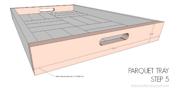 tray plans step 5