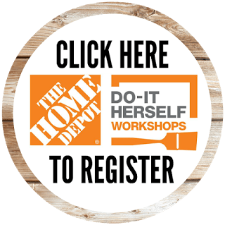 register button DIH Workshops at The Home Depot