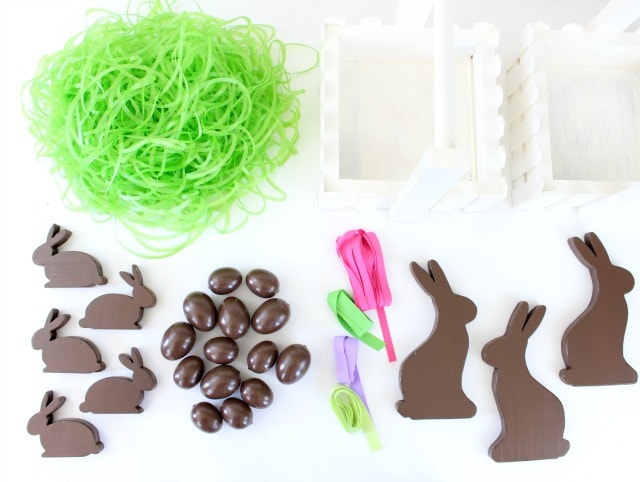 chocolate Easter basket supplies