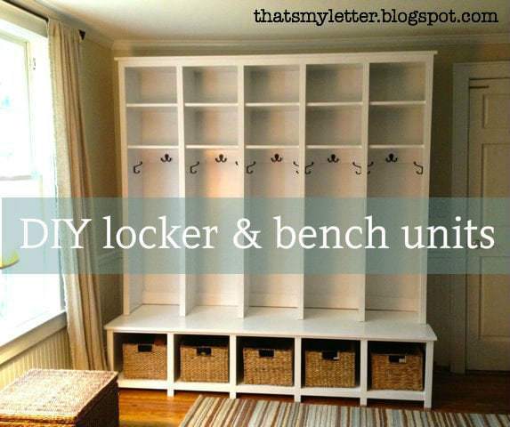 DIY Locker & Bench Units - Jaime Costiglio